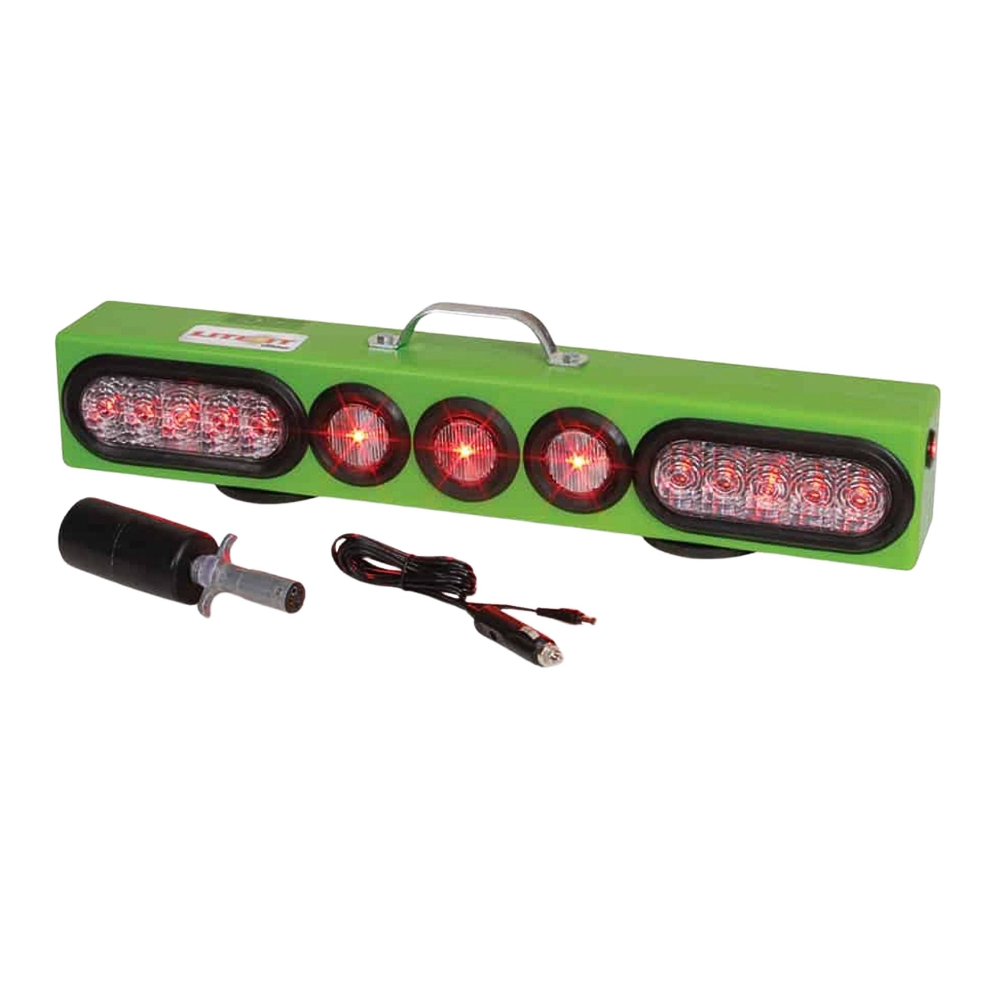 Green LED light bar.  25 inch wireless towing light