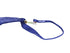 Blue  tie down strap with a Mini J-Hook and loop end to slip it in