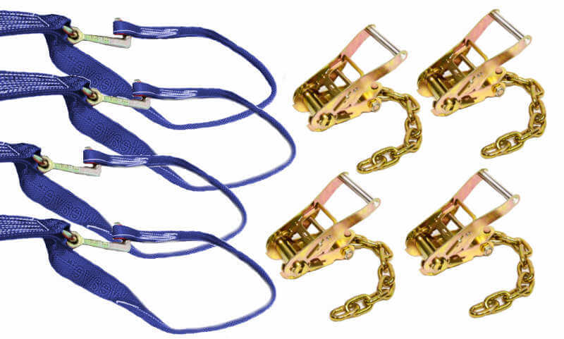  Blue tie down straps with a mini j hook and loop end to slip it in.   Loops through the wheel with no rim hardware contact.  Available at baremotion