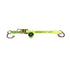 4" Heavy-Duty SPIN FREE Ratchet Strap with Chain Extensions - Hi-vis color webbing