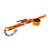 4" Heavy-Duty SPIN FREE Ratchet Strap with Chain Extension – Orange EXTREME 6,600 WLL