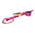 Pink 4" Heavy-Duty SPIN FREE Ratchet Strap with Chain Extensions