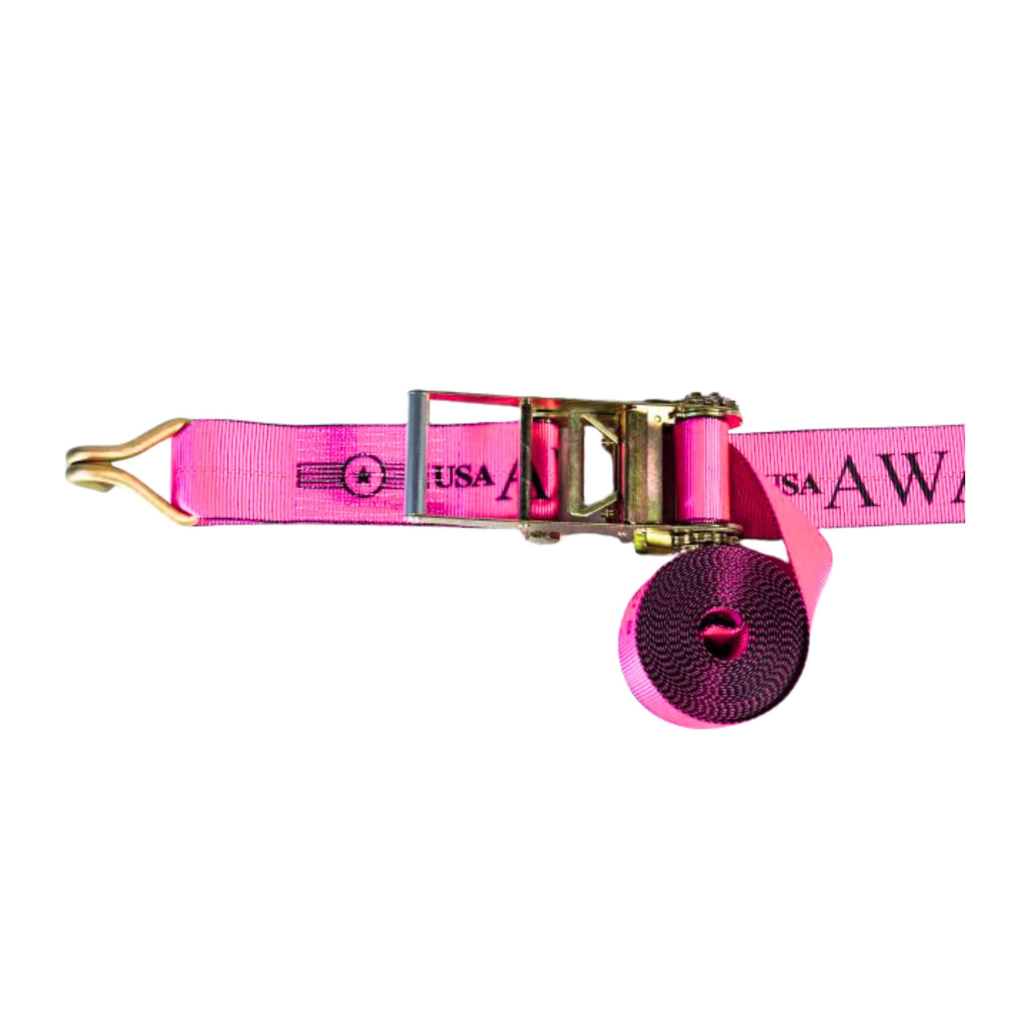 4" SPIN FREE Ratchet Straps with Wire Hooks – Multiple Colors