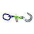 2' GR100 Lifting Chain with Master Link and Foundry Hook  Hi-Viz USA