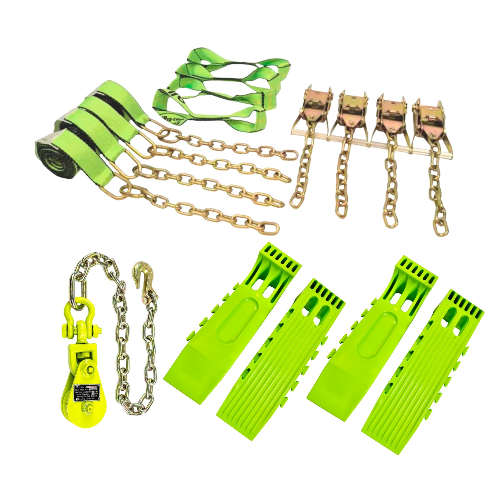 Towing Tie-Down Rollback Kit | Inter-locking Skates available at Baremotion with Free US continental Shipping