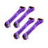 Set of Purple diamond weave tie-down straps called "dogbones".  Used in the 8-point tie-down system for vehicle transport and towing.  Available at Baremotion