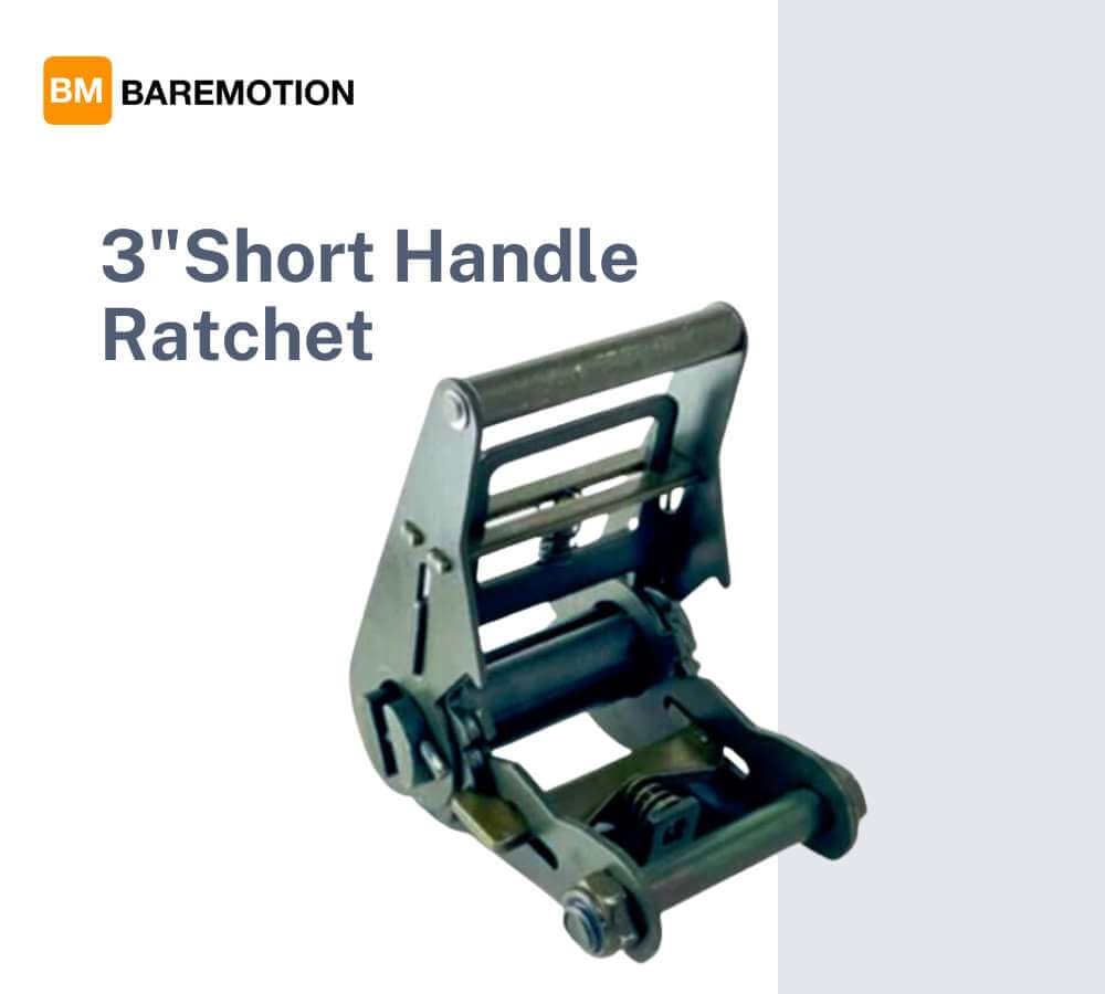 3" Short handle ratchet - heavy duty