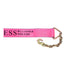 Pink 4" webbing with chain extension for load securementr tie-down applications