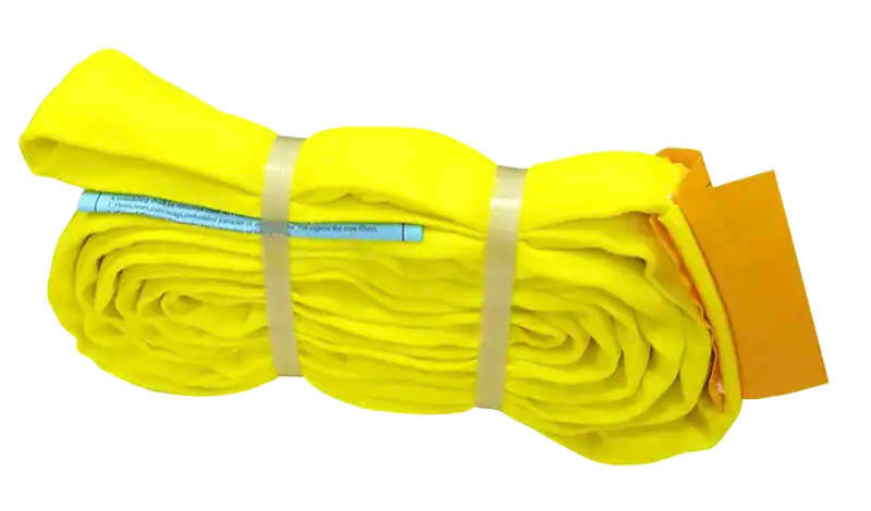 yellow polyester lifting sling