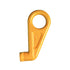 Yoke container hook.  Yellow coated.
