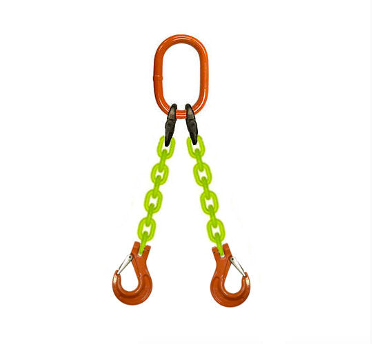 2' GR100 Recovery Chain w/ Sling Hooks - Made in USA