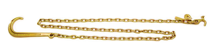 9/32" X 10' Grade 80 Lifting Chain – Grab & Sling Hook With Latch, Choker Tow