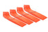 Orange Standard Car Carrier Tire Skates 4-Pack
