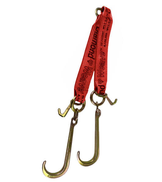 4" x 24" V-Strap Assembly w/ 15" J-Hook & Mini J Red Diamond Weave Baremotion 4" x 24" V-Strap Assembly w/ 15" J-Hook & Mini J Red Diamond Weave Baremotion
