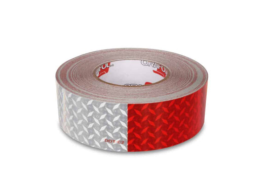 Reflexite Red White Reflexite Diamond Plate Tape – Baremotion