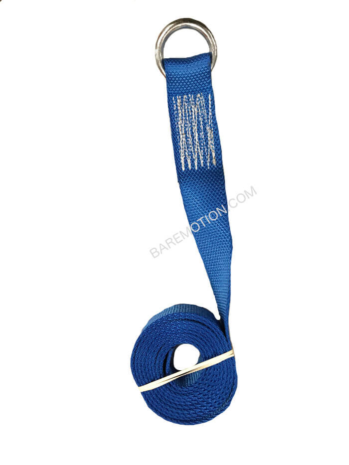 Lasso strap made with Diamond Weave webbing.  Blue Color.