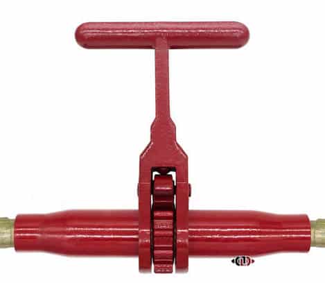 5/16"-3/8"  T-Handle  Ratchet Load Binder with 6' Chain Extension