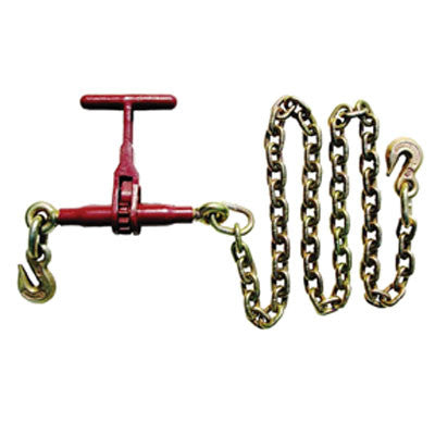 5/16"-3/8"  Durabilt® T-Handle  Ratchet Load Binder with 6' Chain Extension