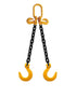 3/8" Grade 80 V-Bridle Chain Adjustable w/Foundry Hooks