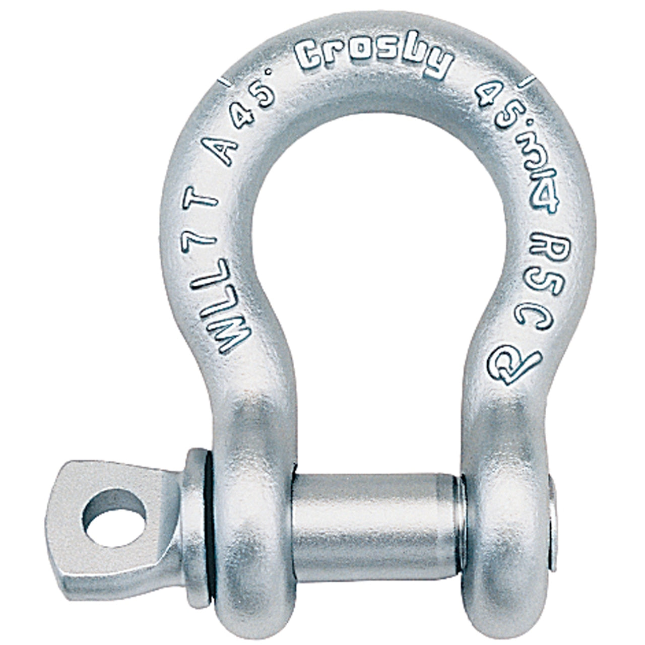 The Crosby G-209A Alloy Screw Pin Anchor Shackle has a higher rating than the standard G-209 due to the fact that it's made with Alloy Steel.   
