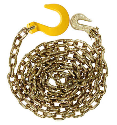 1/2 Grade 70 Binder Chains with Grab Hook & GR80 Foundry Hook – Baremotion