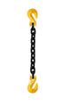 Grade 80 Single Leg Alloy Chain Slings with Cradle Grab Hooks each end.  