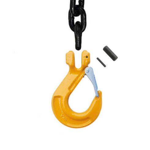 Clevis Sling Hooks hooks allow for easy connection to chains