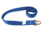 Diamond Weave Blue Tie-Down Strap w/Grab Plate Keyhole Hook