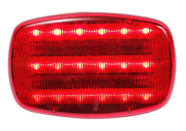 LED Battery Operated Magnetic Safety Flashers - RED
