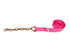 Pink tie-down straps with chain ends