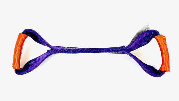 Purple tie down strap