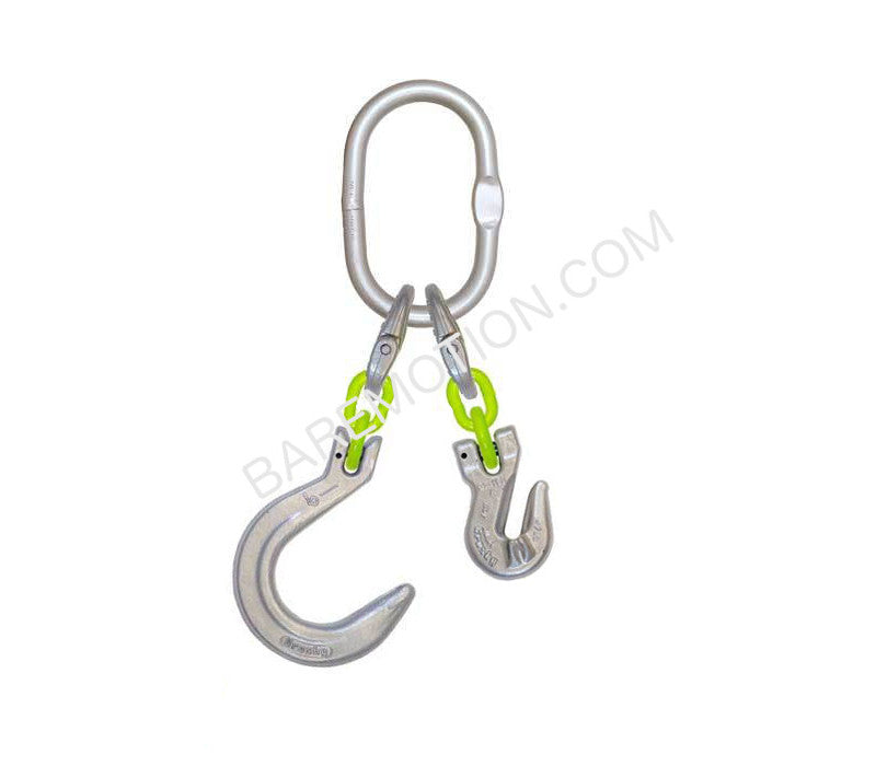 GR100 Chain Hi-Viz Chain Assembly with Grab Hook and Foundry Hook (USA)