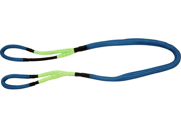 5/8" x 8' Synthetic Rope Sling w/Chafe Guard 16,900lbs 90°V Baremotion