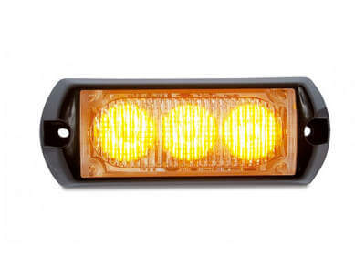 Amber Rectangular LED High Power Strobe Lights