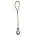 Single Leg Wire Rope Lifting Sling with an Eye Hook on one end