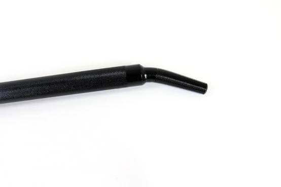 Standard Winch Bar Painted Black angled nozzle