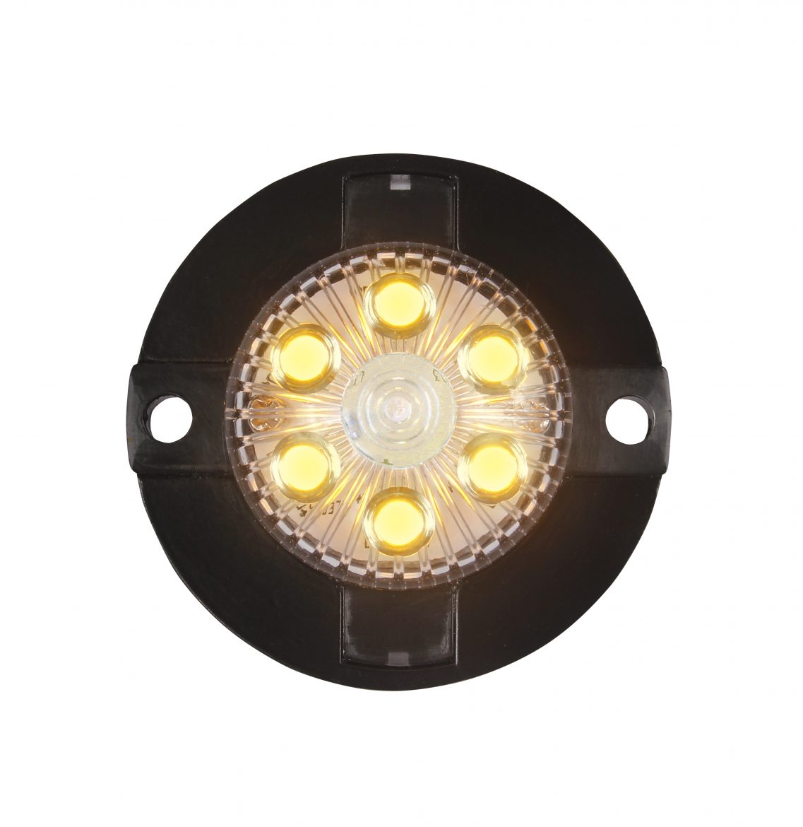 AMBER LED Mini-X Extreme Strobe Lights with 17 Flash Patterns.  Available at Baremotion.com