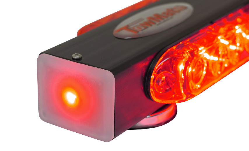 TM360R Towmate Red Strobe with Key Fob side view