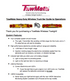 TM36 Towmate Heavy Duty Wireless Tow Light - Operations Guide