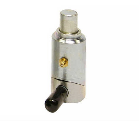 Spring Loaded Cam Lock Plunger Pins.  Zinc Plated with Grease fitting.
