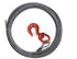 5/8" Steel Core Winch Cable with Swivel Hook 