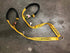 Axle V-Bridle Strap 4' Yellow Diamond Weave.  Easier to handle than tow chains