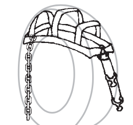2" Basket Strap with T Hooks - Chevron - diagram