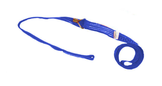 Diamond Weave Blue Wheel lift strap available at baremotion