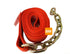 Orange Replacement Strap with Chain for the 8-point tie down kit