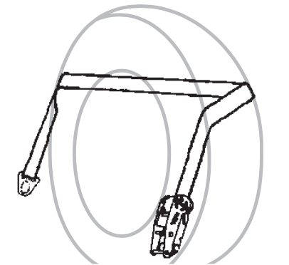 807.69.060 synergy elite waterfall hook weight Chevron Wheel Lift Strap w/Grab Plate Keyhole Hook