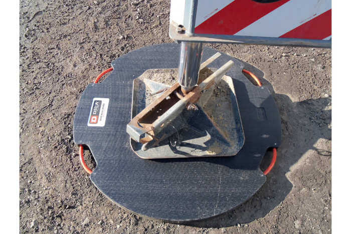 36" Round outrigger pad
