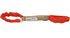 Red Polyester Eye Eye Round Slings 13,200 lbs WLL Made in America