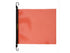 18'' x 18'' EZ Hook Mesh Warning Orange Flag Bungee 10 pack