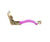 Diamond Weave Pink 2" Fixed End Ratchet with Wire Hook